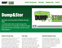 Tablet Screenshot of dumpandstor.com